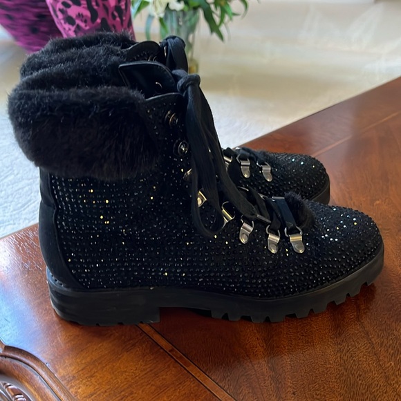 Express Rhinestone boots - Picture 1 of 4